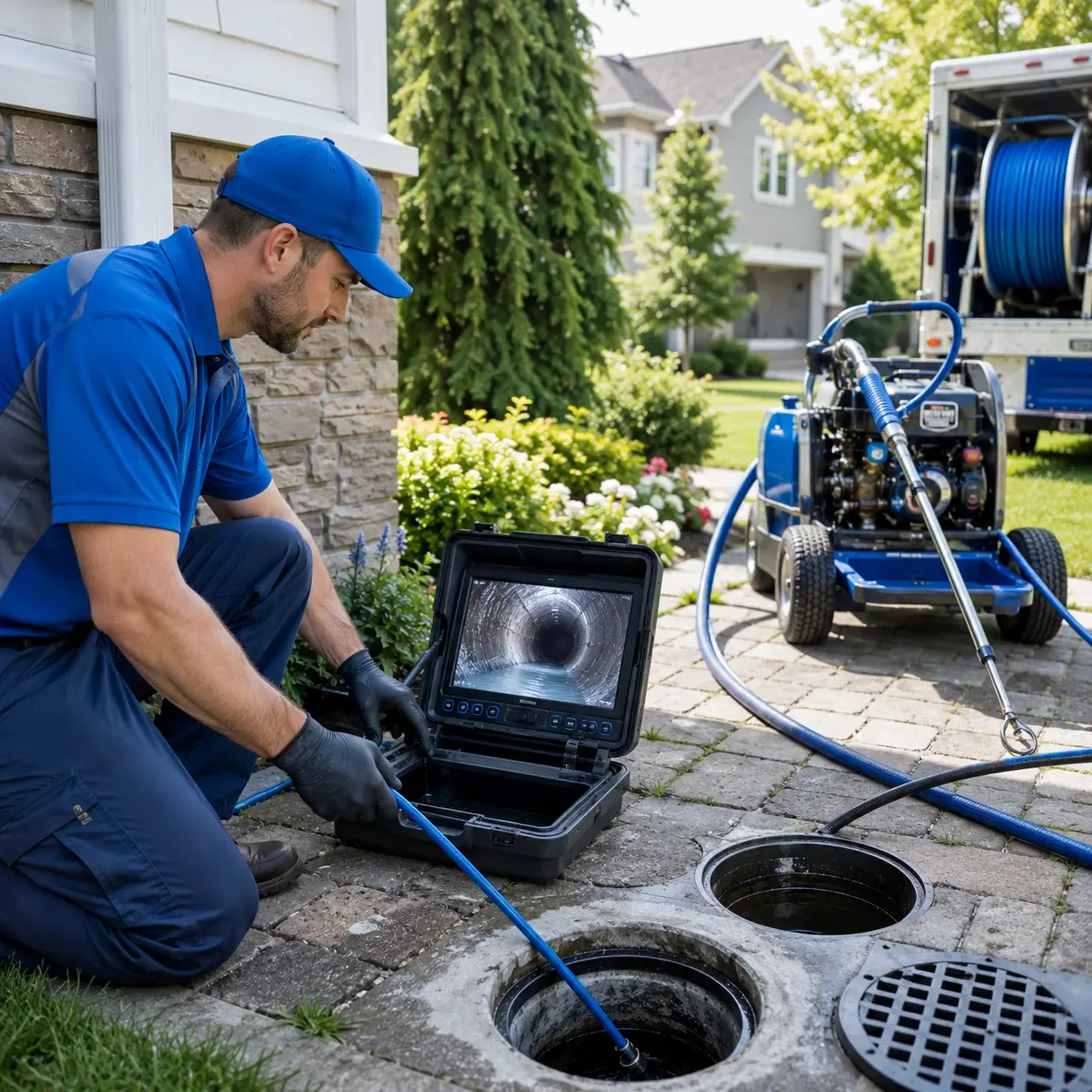 Outdoor drain cleaning professionals serving Batson, TX